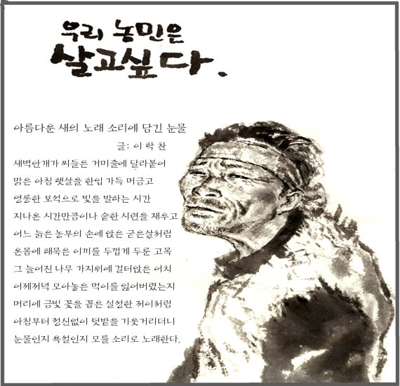 아름다운 새의 노래 소리에 담긴 눈물