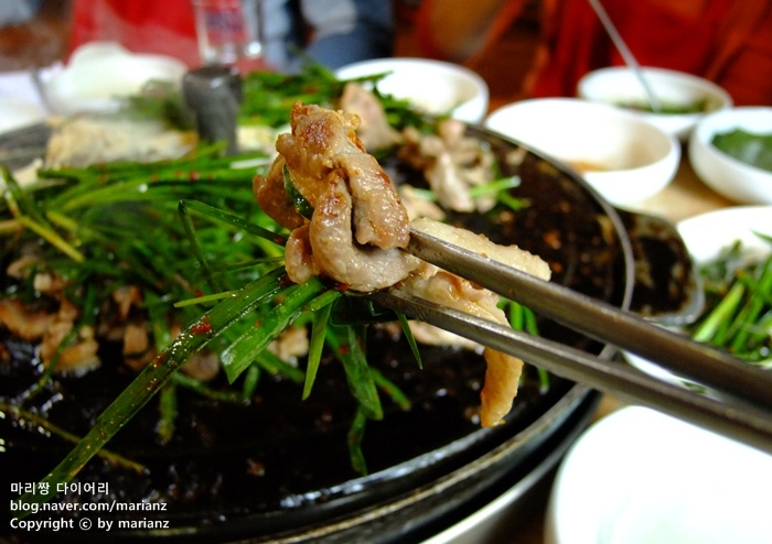 [분당/맛집] 태재고개의 감골오리 분당점 - 부추 오리가.. 끝내줘요~!!