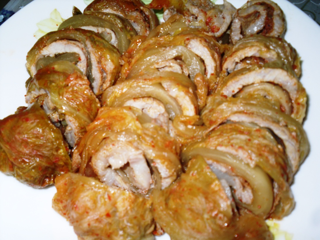 김치말이보쌈