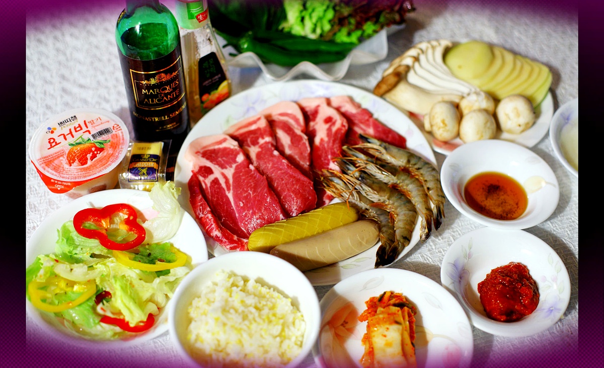 포천스파펜션 예그리나펜션의 바비큐파티