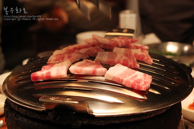 [강남맛집/강남역맛집] 봉우화로, 화로에 구워먹는 삼겹살 & 우삼겹