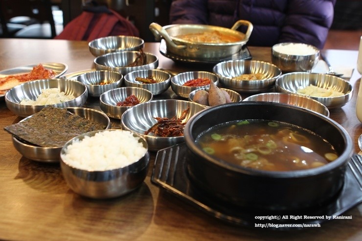 역삼동 삼우정-갈비탕과 김치찌개