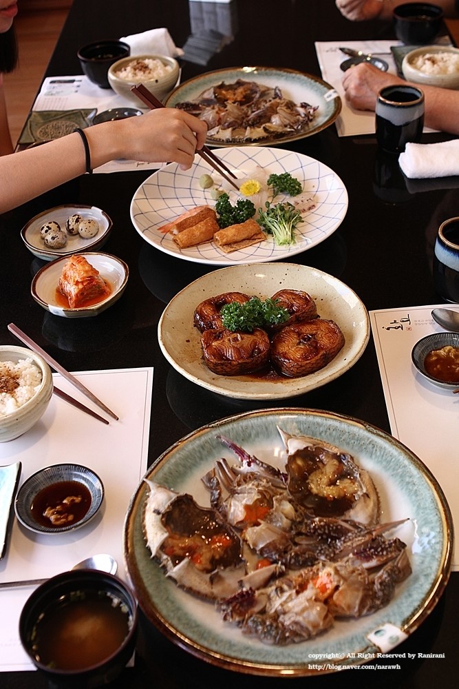 간장게장정식 맛있는 역삼일식 란수사