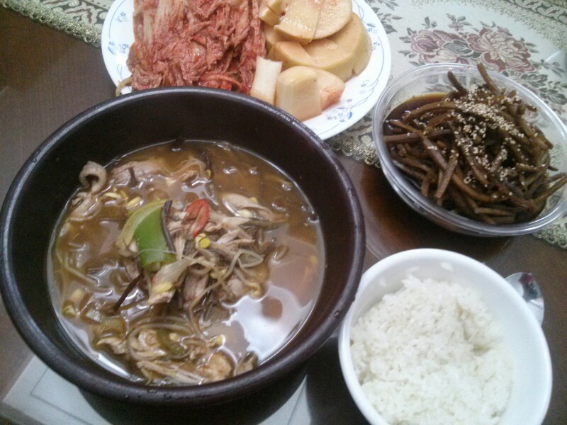 겨울에 뜨끈한 닭계장한그릇~