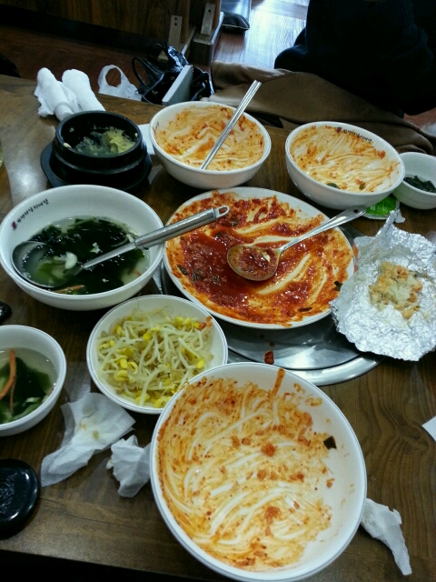 영통의 김명자 낙지마당~