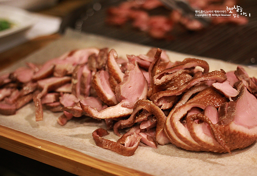 [노을과오리] 맛. 멋. 분위기가 있는 청북맛집 - 참나무 오리장작구이
