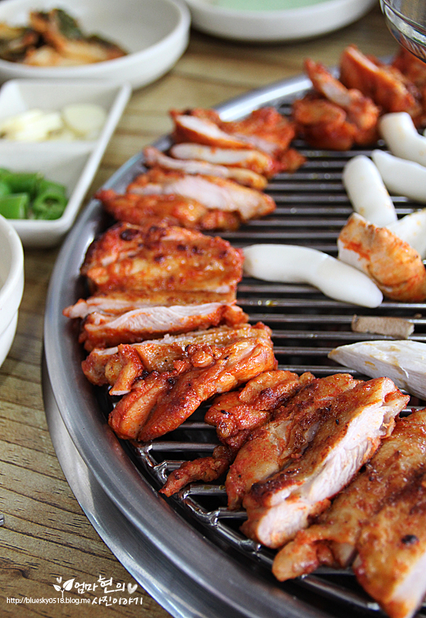 [남이섬맛집] 산촌식당 - 참나무 숯불 닭갈비 & 막국수