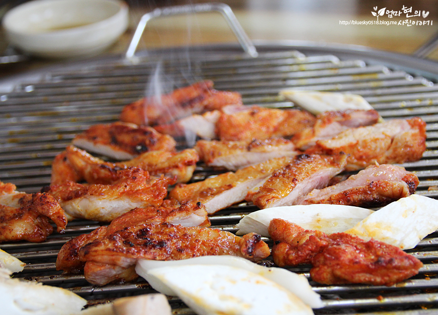 [남이섬맛집] 산촌식당 - 참나무 숯불 닭갈비 & 막국수