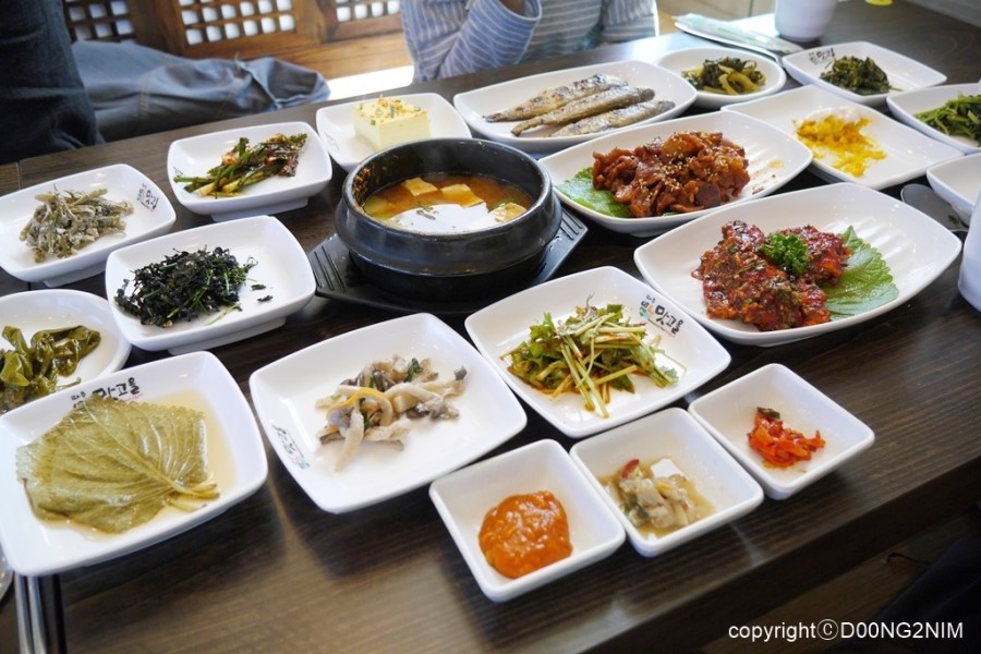 파주 프로방스 맛집 - 가림시골밥상. 일단 푸짐하게 먹어야지♩