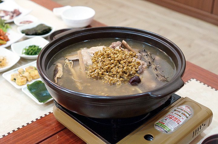 [김해구산동맛집] 칭찬하고 싶은 재첩국과 닭 백숙 ~ 하단나루