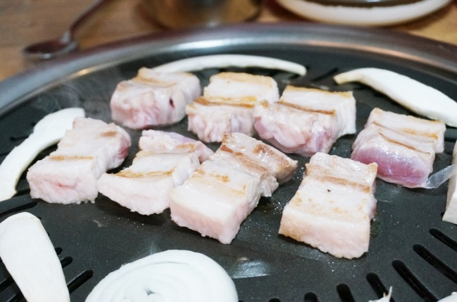 장기동 먹자골목 맛집, 추억의장소 장풍 에서 맛있는 삼겹살을