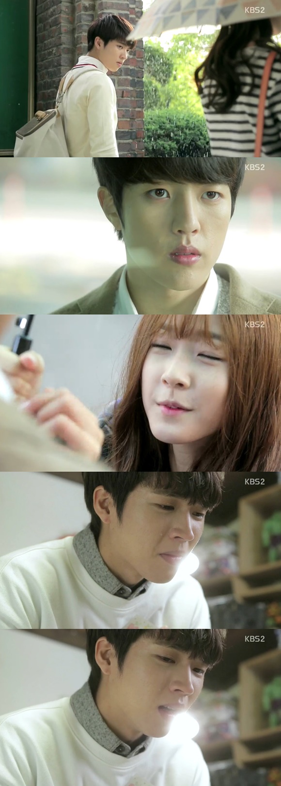 우현(맨 아래)이 김새론을 떠올리며 눈물을 쏟았다. /KBS2 '하이스쿨 러브온' 방송
