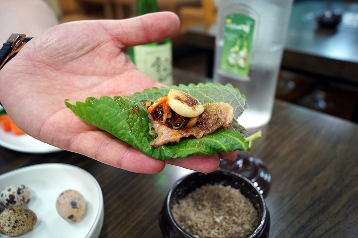 [부산서면맛집] 게눈 감추듯이 사라지는 목살과 된장찌개 ~ 산성목살