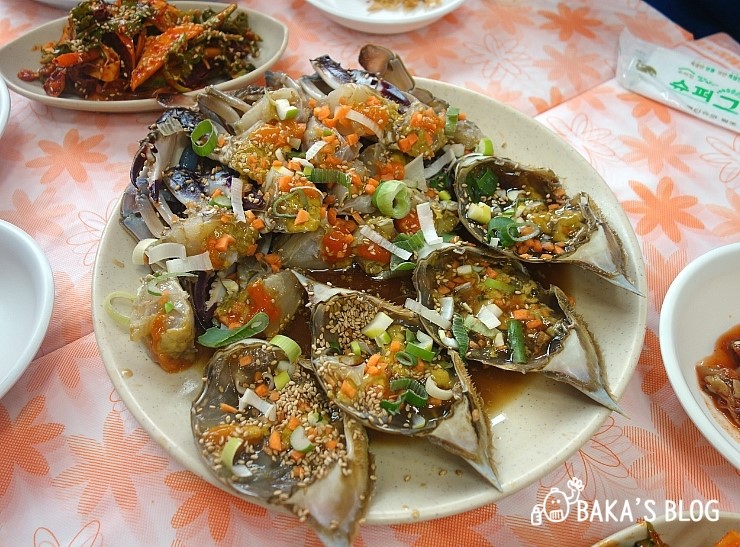 [석모도/보문사 간장게장 맛집] 짜지않고 맛있는 간장게장이 있는 솔밭식당(간장게장시키면 서비스 벤뎅이회무침&도토리묵)