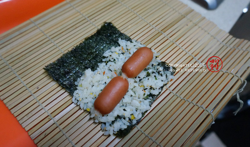어린이집 소풍도시락::스마일김밥::간단하고 센스있게-;P