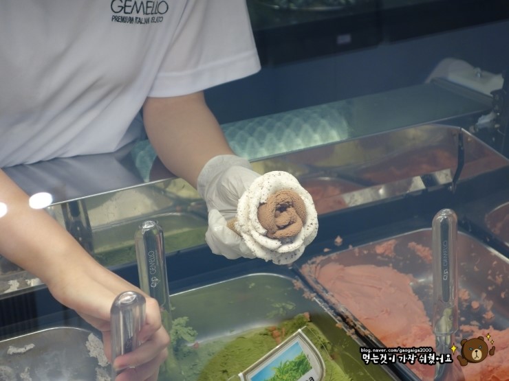 [분당 정자역 꽃젤라또] 정자동 카페골목의 장미꽃아이스크림 -제멜로