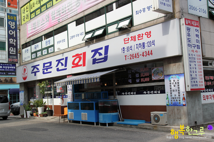 오목교 맛집 해산물 가득한 서울 물회 맛집 주문진회집