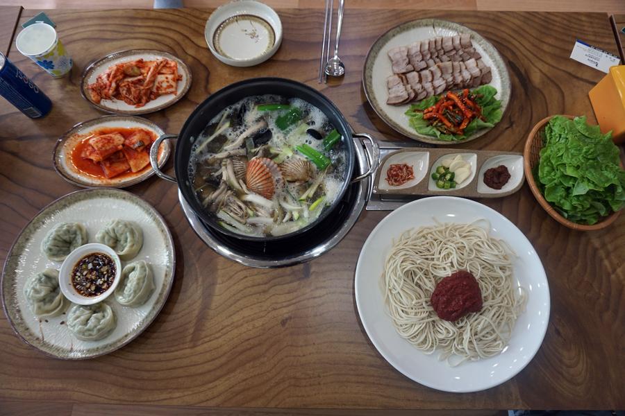 꽃지해수욕장맛집, 해물칼국수 맛보고 가세요!
