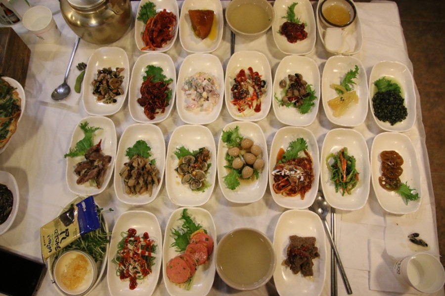 전주 삼천동막걸리골목 맑은막걸리 한상차림