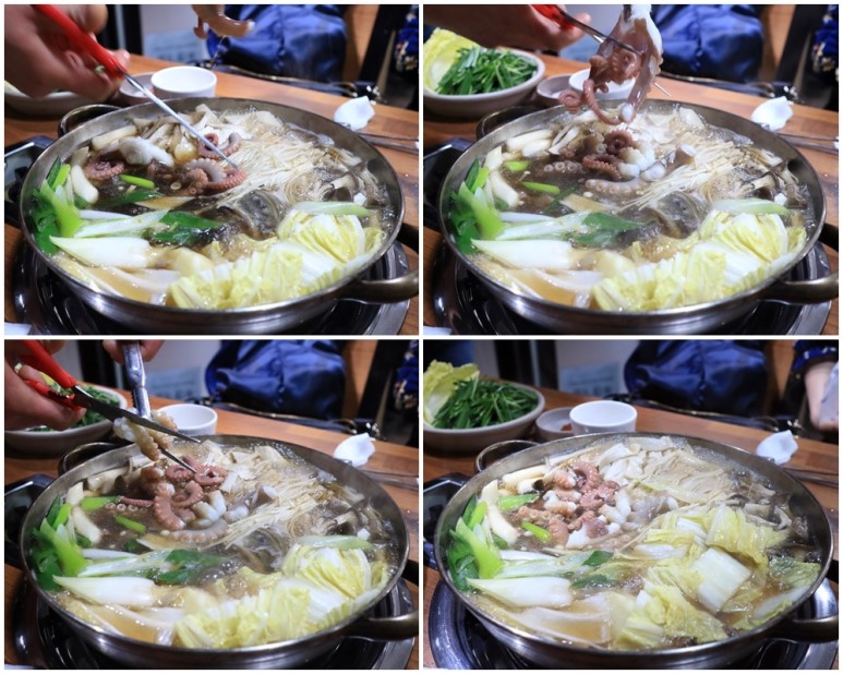 닭한마리에 낙지와 전복을 더한 벌떡탕!! 암사동 맛집 만분닭한마리