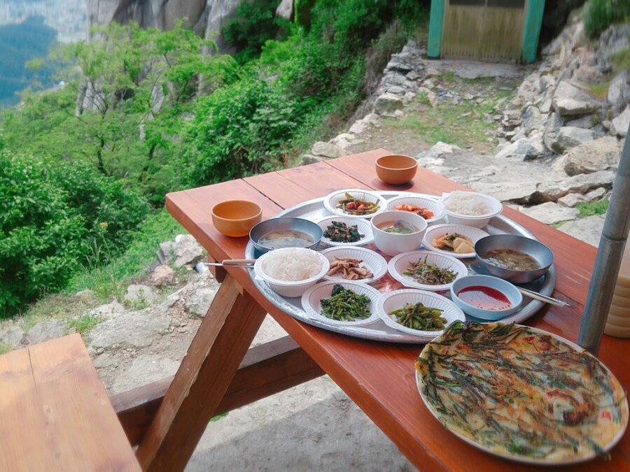 경남 남해 보리암에 위치한 금산산장 다녀온 후기