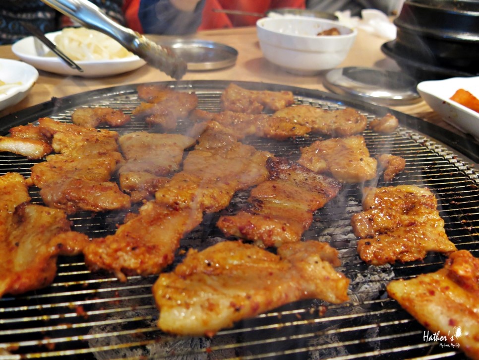 국수리맛집 양평 갈비 화로구이 고추장삼겹살 맛이 예술이네요~