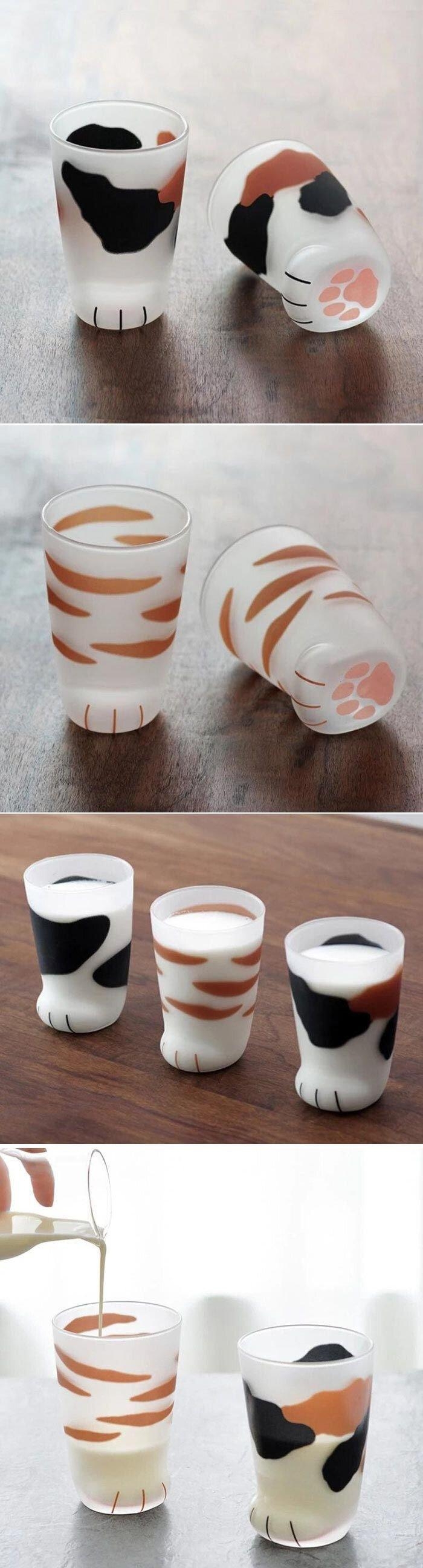 고양이 발 모양 컵 | 인스티즈