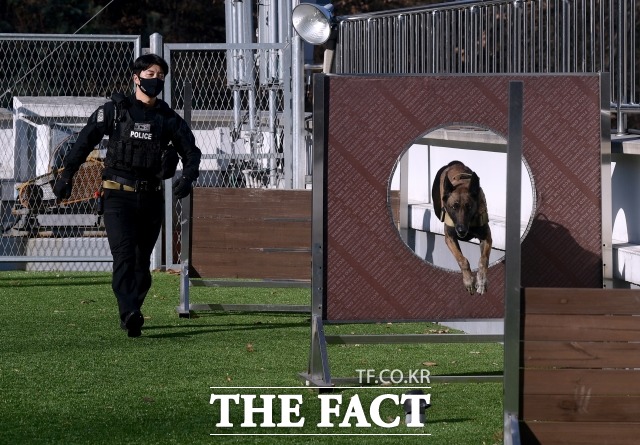 8ÀÏ ¿ÀÀü ŽÁö°ß ·¡ºøÀ» ÈÆ·ÃÇϰí ÀÖ´Â ¼¿ï°æÂûƯ°ø´ë ŽÁö°ß¿î¿ëÁ¦´ë ÀÌÀÇÁß °æ»ç. /À̼±È ±âÀÚ