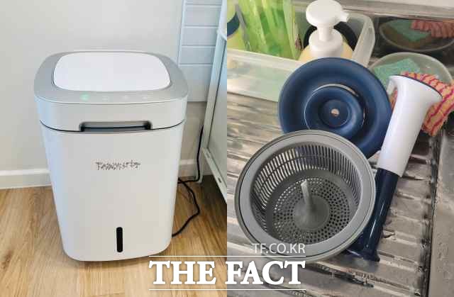 ¼¿ï½Ã°¡ Á¦°øÇÑ °¡Á¤¿ë À½½Ä¹°¾²·¹±â ¼ÒÇü°¨·®±â(¿ÞÂÊ)¿Í ½ÌÅ©´ë¿ë ¼öµ¿Å»¼ö±â(¿À¸¥ÂÊ). /¼¿ï½Ã Á¦°ø