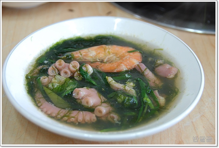 목포오리낙지(금천구맛집/시흥동맛집) ... 메생이 연포탕 ...