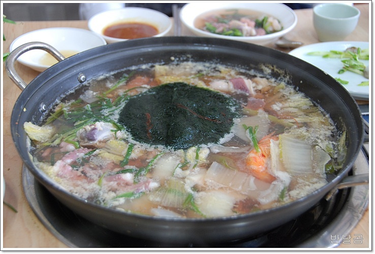 목포오리낙지(금천구맛집/시흥동맛집) ... 메생이 연포탕 ...